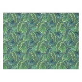 Tropische Blätter Design Tablecloth Tischdecke (Vorderseite (Horizontal))
