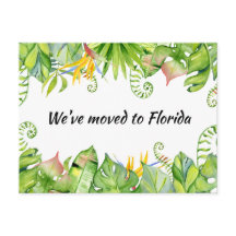 Tropische Blätter, die wir nach Florida umgezogen