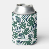 Tropische Blätter Dosenkühler (Kanne Vorderseite)