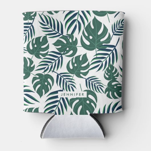 Tropische Blätter Dosenkühler (Vorderseite)