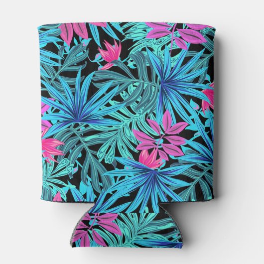 Tropische Blätter Dosenkühler (Rückseite)