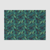 Tropische Blätter Dschungelblätterdekoupage Seidenpapier (Vorderseite)