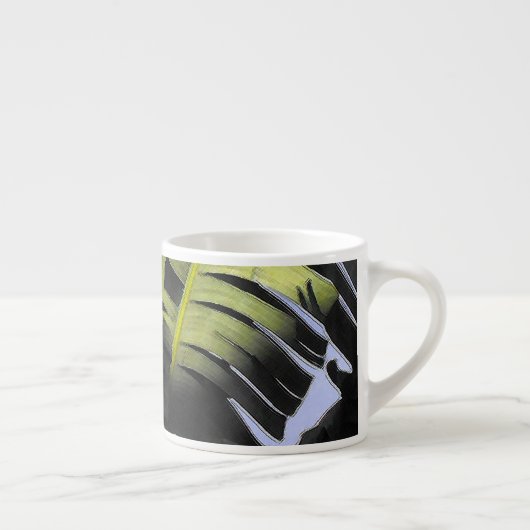 Tropische Blätter Espressotasse (Rechts)