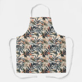 Tropische Blätter Extravaganza Schürze (Vorderseite)