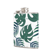 Tropische Blätter Flachmann (Links)