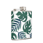 Tropische Blätter Flachmann (Rechts)