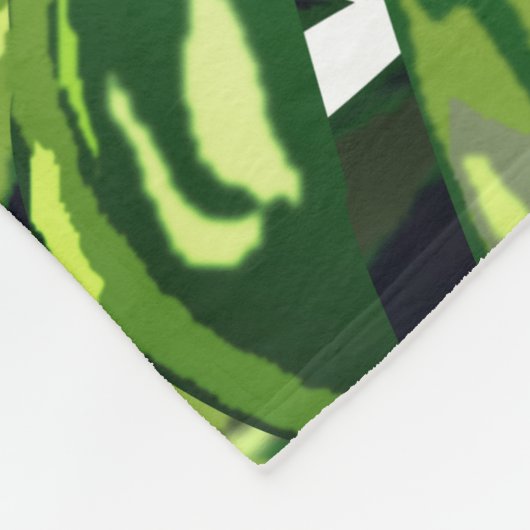 Tropische Blätter Fleece Blanket (Ecke)