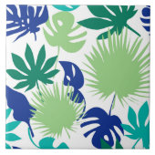 Tropische Blätter Fliese (Vorderseite)