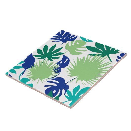 Tropische Blätter Fliese (Seite)