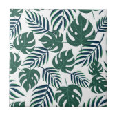 Tropische Blätter Fliese (Vorderseite)