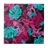 Tropische Blätter Fliese (Vorderseite)