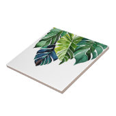 Tropische Blätter für Wasserfarben Fliese (Seite)