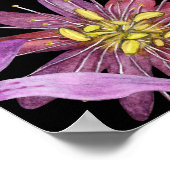 Tropische Blätter für Wasserfarben: Nahtloses Must Poster (Ecke)