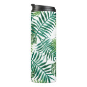 Tropische Blätter für Wasserfarben Thermosbecher (Nach rechts gedreht)
