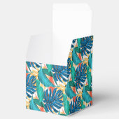 Tropische Blätter Gefälligkeitsboxgeschenk Geschenkschachtel (Geöffnet)