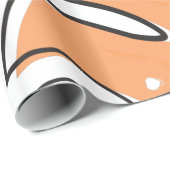 tropische Blätter Geschenkpapier (Rolleneckpunkt)