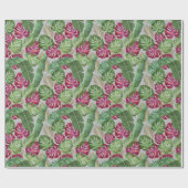 Tropische Blätter Geschenkpapier (Flach)