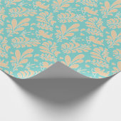 Tropische Blätter Geschenkpapier (Ecke)