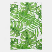 Tropische Blätter Geschirrtuch (Vertikal)