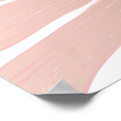 Tropische Blätter: glänzendes Farbverlaufsmuster. Poster (Ecke)