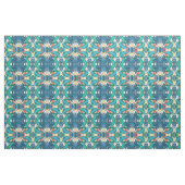 Tropische Blätter grün und blau Stoff (Yard (91,4 cm))