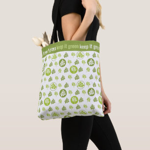 Tropische Blätter Grünfoliage Tasche