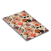 Tropische Blätter handgezeichnet nahtlos Muster. B Notizblock (Rechte Seite)