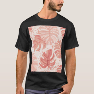 Tropische Blätter: handgezeichnet Vintages Muster. T-Shirt