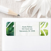 Tropische Blätter Hawaiianische Hochzeitseinladung (Insitu)