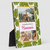 Tropische Blätter Hawaiianisches Ferien-Foto Fotoplatte (Seite)