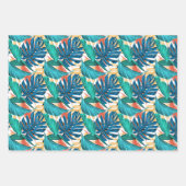 Tropische Blätter Herbst bleibt schönes Thema (Vorderseite 3)