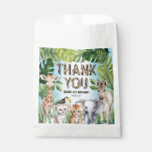 Tropische Blätter in Aquarellen, Jungle-Safari, Zo Geschenktütchen (Vorderseite)