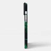 Tropische Blätter iPhone 13 Pro Max Fall Hülle (Linke Seite)