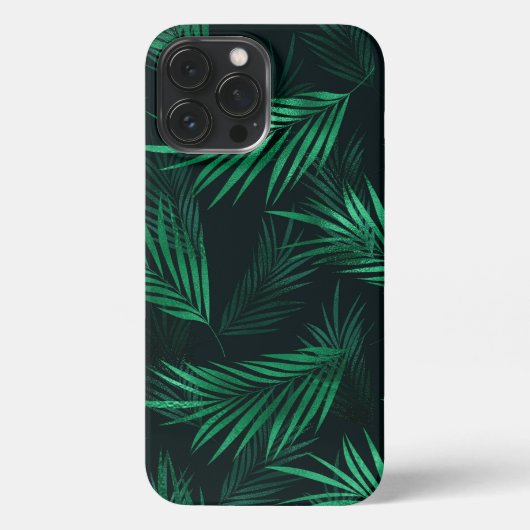 Tropische Blätter iPhone 13 Pro Max Fall iPhone Hülle (Rückseite)