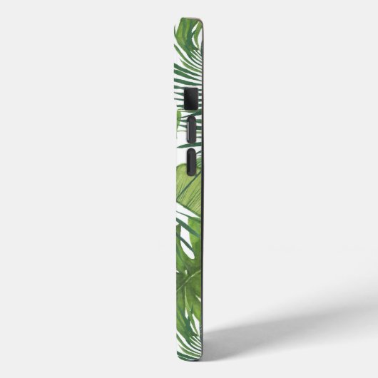 Tropische Blätter iPhone 15 Fall Case-Mate iPhone Hülle (Rückseite / Links)