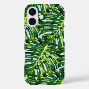 Tropische Blätter iPhone Case