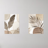 Tropische Blätter - Japandi Set - Wall Art - Minim (Vorderseite)