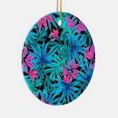Tropische Blätter Keramik Ornament (Rechts)