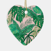 Tropische Blätter Keramik Ornament (Rechts)