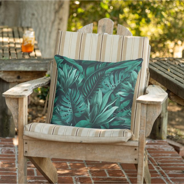 Tropische Blätter Kissen (Stuhl )