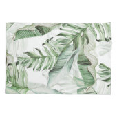 Tropische Blätter Kissenbezug (Rückseite)