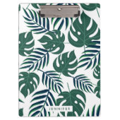 Tropische Blätter Klemmbrett (Vorderseite)