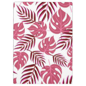 Tropische Blätter Klemmbrett (Rückseite)