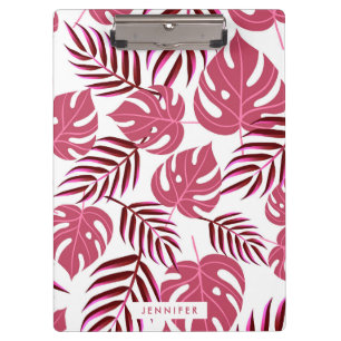 Tropische Blätter Klemmbrett