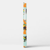 Tropische Blätter können nahtloses Muster Case-Mate iPhone Hülle (Rückseite / Links)