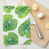 Tropische Blätter Küchentuch (Viertel Falte)