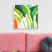 Tropische Blätter Leinwanddruck (Insitu (Wohnzimmer))