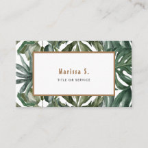 Tropische Blätter Moderne