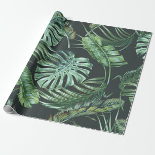 Tropische Blätter, Monstera, Bananenblätter, Dsc Geschenkpapier