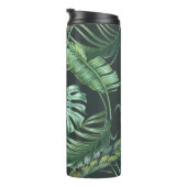 Tropische Blätter, Monstera, Bananenblätter, Dschu Thermosbecher (Nach rechts gedreht)
